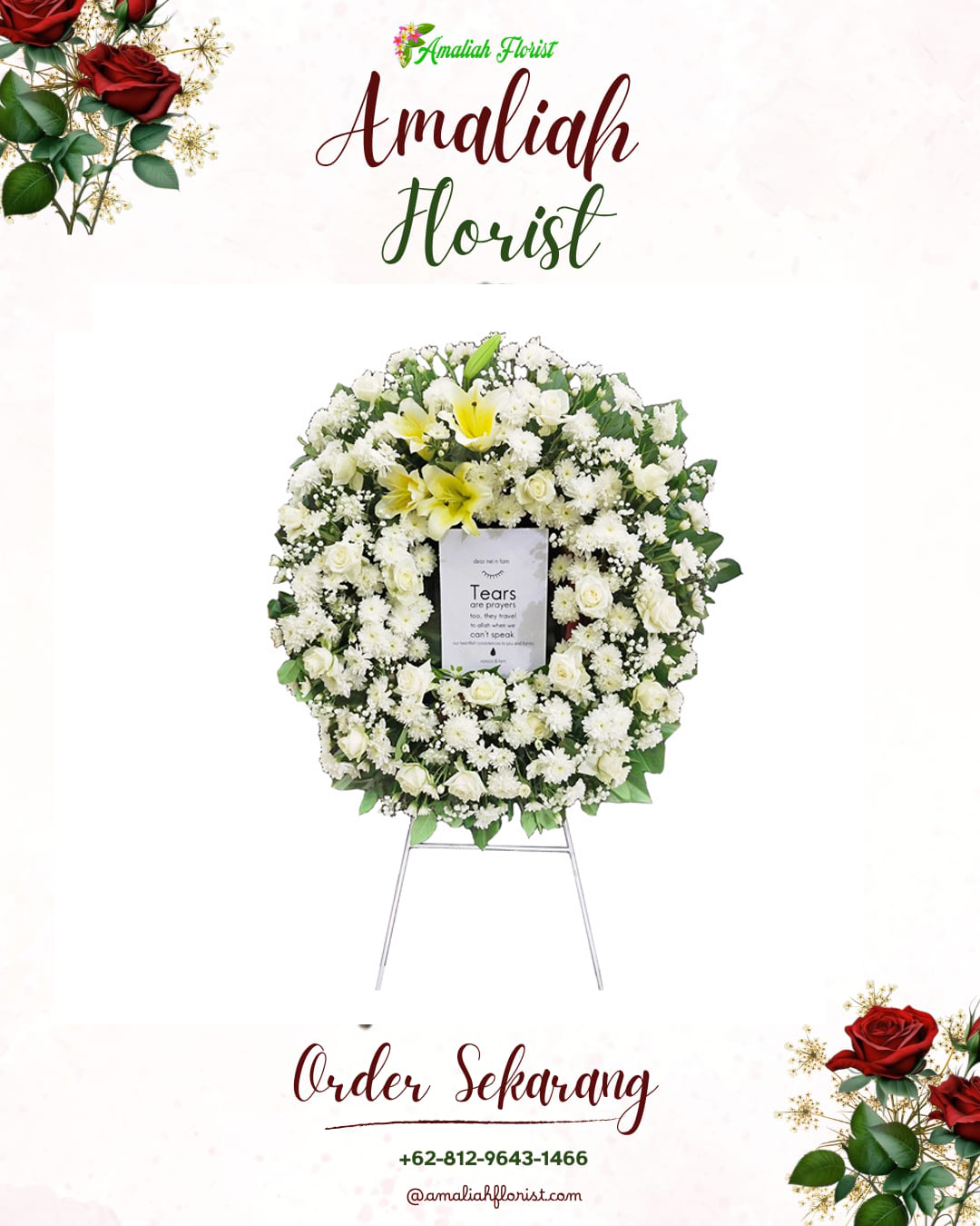 Krans Bunga Duka Cikarang Selatan